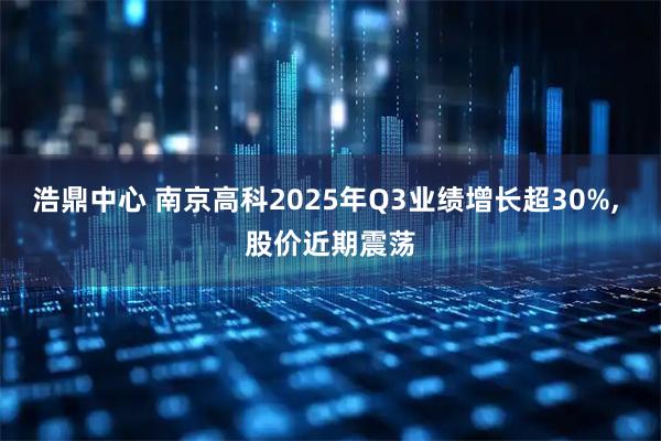 浩鼎中心 南京高科2025年Q3业绩增长超30%, 股价近期震荡